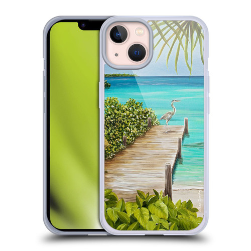 Lisa Sparling Birds And Nature Coastal Seclusion Soft Gel Case for Apple iPhone 13
