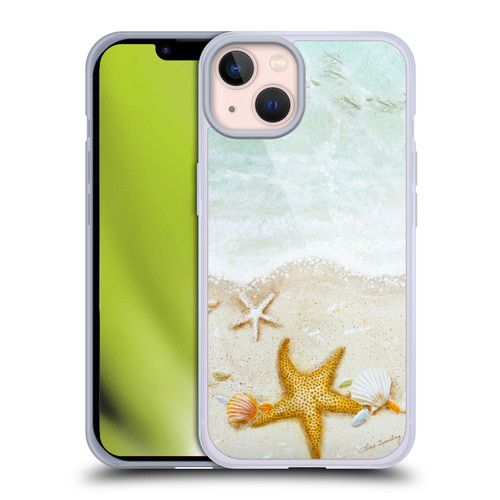 Lisa Sparling Birds And Nature Sandy Shore Soft Gel Case for Apple iPhone 13