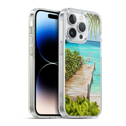 Lisa Sparling Birds And Nature Coastal Seclusion Soft Gel Case for Apple iPhone 13 Pro & MagSafe