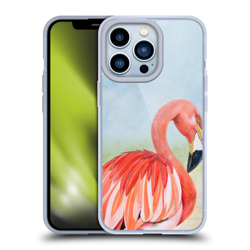 Lisa Sparling Birds And Nature Flamingo Soft Gel Case for Apple iPhone 13 Pro