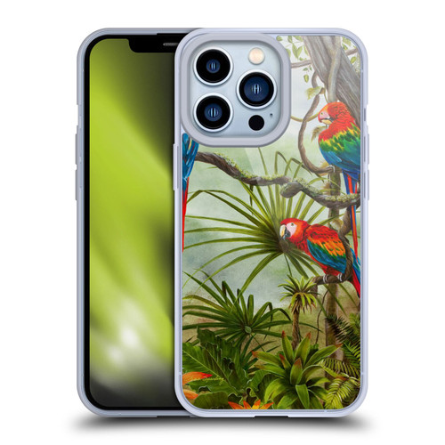 Lisa Sparling Birds And Nature Misty Morning Soft Gel Case for Apple iPhone 13 Pro