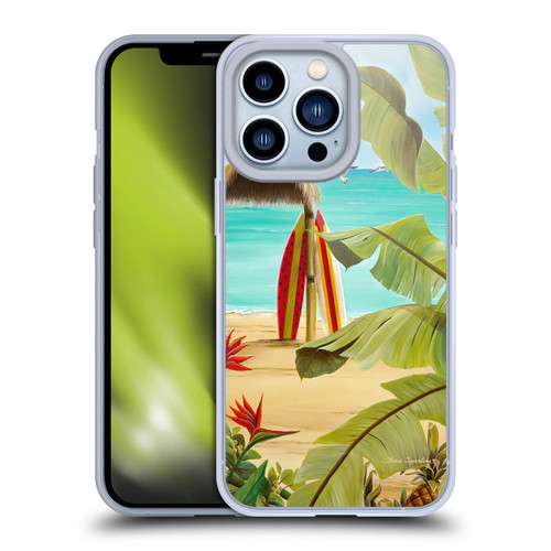 Lisa Sparling Birds And Nature Surf Shack Soft Gel Case for Apple iPhone 13 Pro