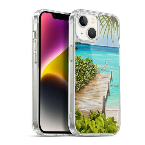 Lisa Sparling Birds And Nature Coastal Seclusion Soft Gel Case for Apple iPhone 14