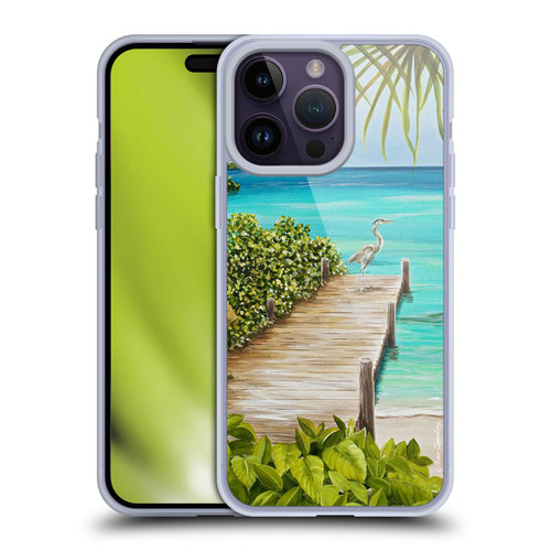 Lisa Sparling Birds And Nature Coastal Seclusion Soft Gel Case for Apple iPhone 14 Pro Max