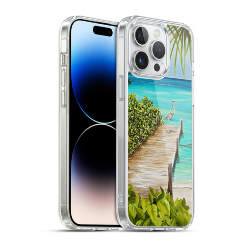 Lisa Sparling Birds And Nature Coastal Seclusion Soft Gel Case for Apple iPhone 14 Pro Max & MagSafe