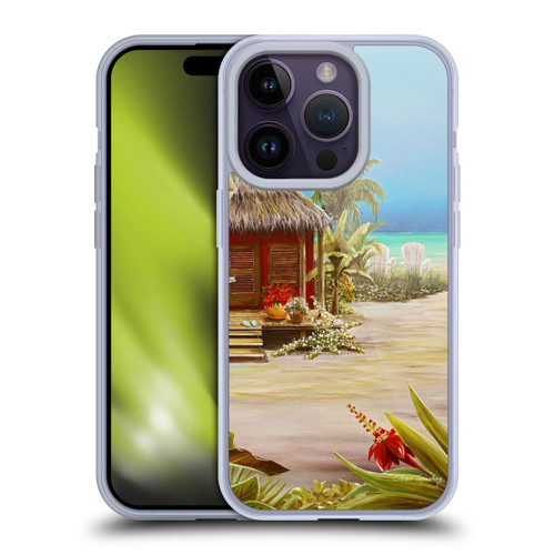Lisa Sparling Birds And Nature Beach House Soft Gel Case for Apple iPhone 14 Pro