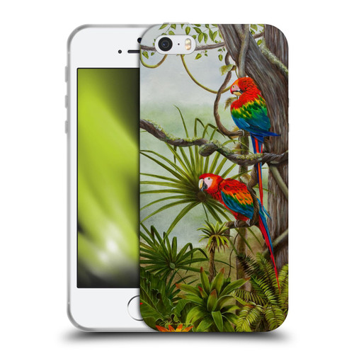 Lisa Sparling Birds And Nature Misty Morning Soft Gel Case for Apple iPhone 5 / 5s / iPhone SE 2016