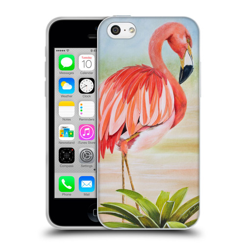 Lisa Sparling Birds And Nature Flamingo Soft Gel Case for Apple iPhone 5c