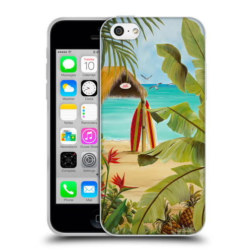 Lisa Sparling Birds And Nature Surf Shack Soft Gel Case for Apple iPhone 5c
