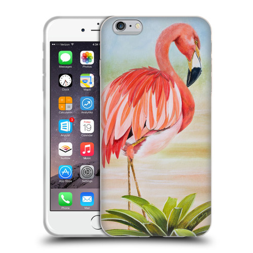 Lisa Sparling Birds And Nature Flamingo Soft Gel Case for Apple iPhone 6 Plus / iPhone 6s Plus