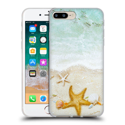 Lisa Sparling Birds And Nature Sandy Shore Soft Gel Case for Apple iPhone 7 Plus / iPhone 8 Plus