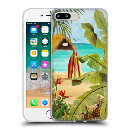 Lisa Sparling Birds And Nature Surf Shack Soft Gel Case for Apple iPhone 7 Plus / iPhone 8 Plus