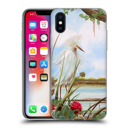 Lisa Sparling Birds And Nature All Dressed Up Soft Gel Case for Apple iPhone X / iPhone XS