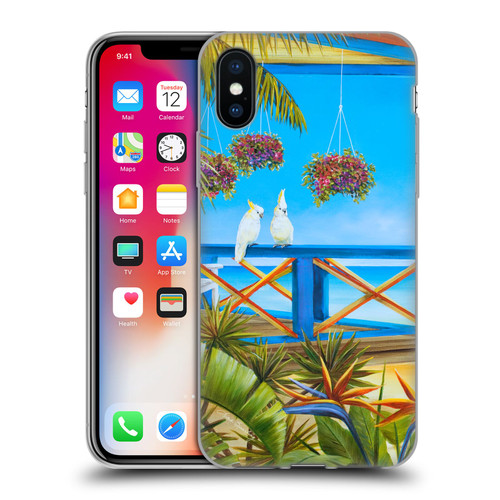 Lisa Sparling Birds And Nature Island Solitude Soft Gel Case for Apple iPhone X / iPhone XS