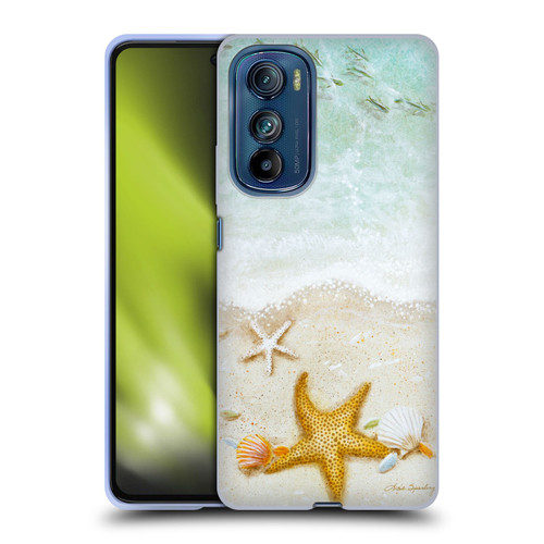 Lisa Sparling Birds And Nature Sandy Shore Soft Gel Case for Motorola Edge 30