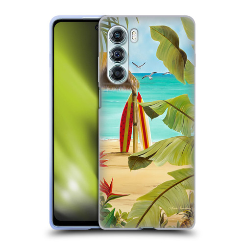 Lisa Sparling Birds And Nature Surf Shack Soft Gel Case for Motorola Edge S30 / Moto G200 5G
