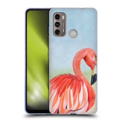 Lisa Sparling Birds And Nature Flamingo Soft Gel Case for Motorola Moto G60 / Moto G40 Fusion