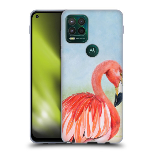 Lisa Sparling Birds And Nature Flamingo Soft Gel Case for Motorola Moto G Stylus 5G 2021