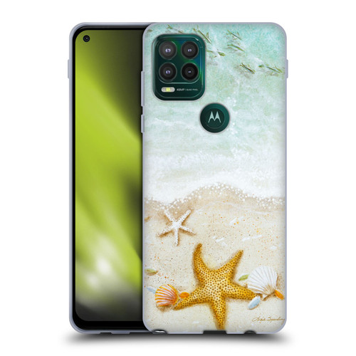 Lisa Sparling Birds And Nature Sandy Shore Soft Gel Case for Motorola Moto G Stylus 5G 2021