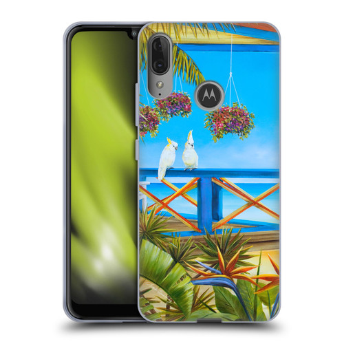 Lisa Sparling Birds And Nature Island Solitude Soft Gel Case for Motorola Moto E6 Plus