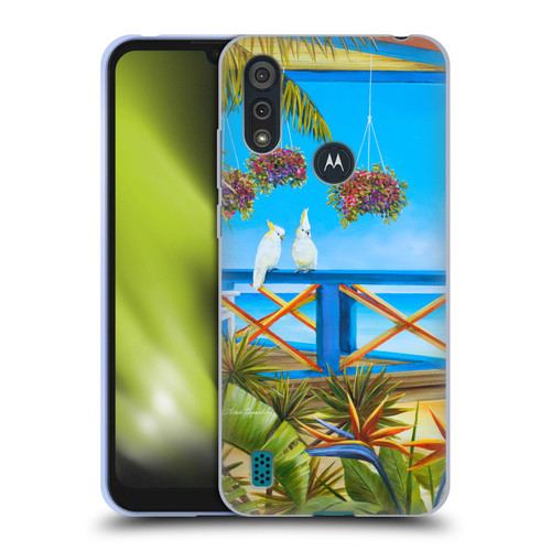 Lisa Sparling Birds And Nature Island Solitude Soft Gel Case for Motorola Moto E6s (2020)