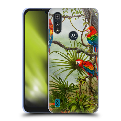 Lisa Sparling Birds And Nature Misty Morning Soft Gel Case for Motorola Moto E6s (2020)