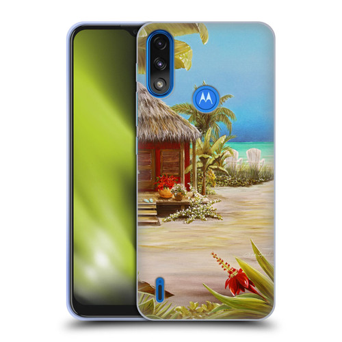 Lisa Sparling Birds And Nature Beach House Soft Gel Case for Motorola Moto E7 Power / Moto E7i Power
