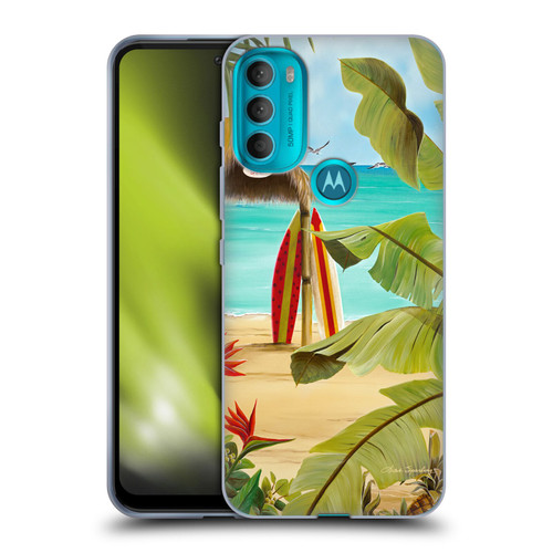 Lisa Sparling Birds And Nature Surf Shack Soft Gel Case for Motorola Moto G71 5G