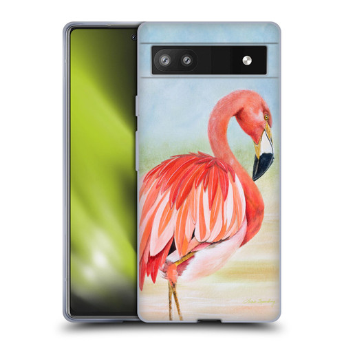 Lisa Sparling Birds And Nature Flamingo Soft Gel Case for Google Pixel 6a