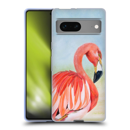 Lisa Sparling Birds And Nature Flamingo Soft Gel Case for Google Pixel 7