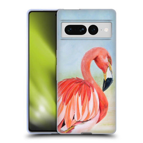 Lisa Sparling Birds And Nature Flamingo Soft Gel Case for Google Pixel 7 Pro