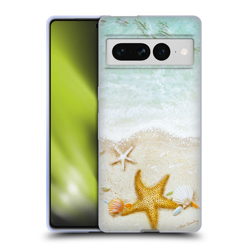 Lisa Sparling Birds And Nature Sandy Shore Soft Gel Case for Google Pixel 7 Pro