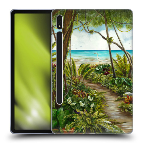 Lisa Sparling Birds And Nature Paradise Soft Gel Case for Samsung Galaxy Tab S8