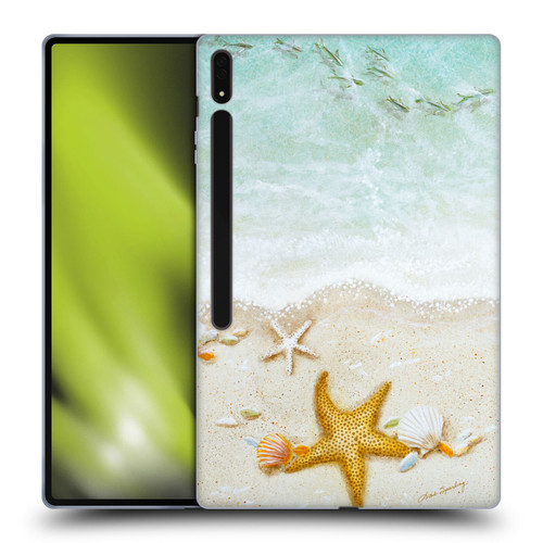 Lisa Sparling Birds And Nature Sandy Shore Soft Gel Case for Samsung Galaxy Tab S8 Ultra
