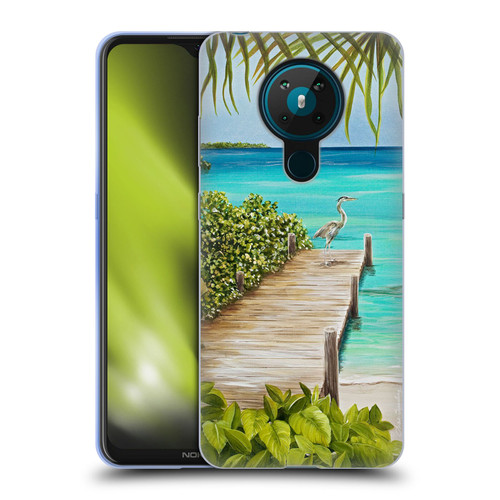 Lisa Sparling Birds And Nature Coastal Seclusion Soft Gel Case for Nokia 5.3