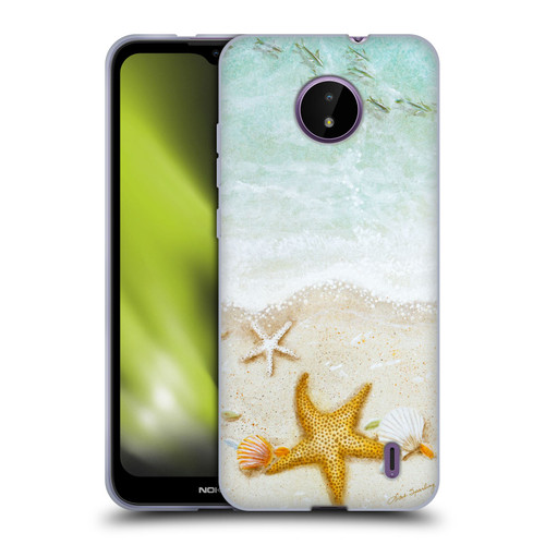 Lisa Sparling Birds And Nature Sandy Shore Soft Gel Case for Nokia C10 / C20