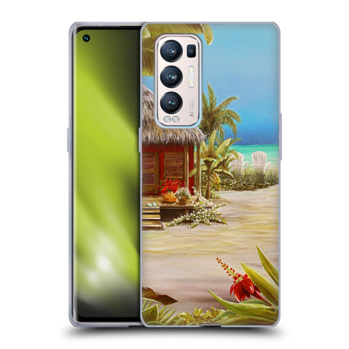 Lisa Sparling Birds And Nature Beach House Soft Gel Case for OPPO Find X3 Neo / Reno5 Pro+ 5G