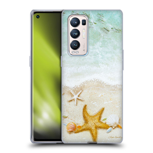 Lisa Sparling Birds And Nature Sandy Shore Soft Gel Case for OPPO Find X3 Neo / Reno5 Pro+ 5G