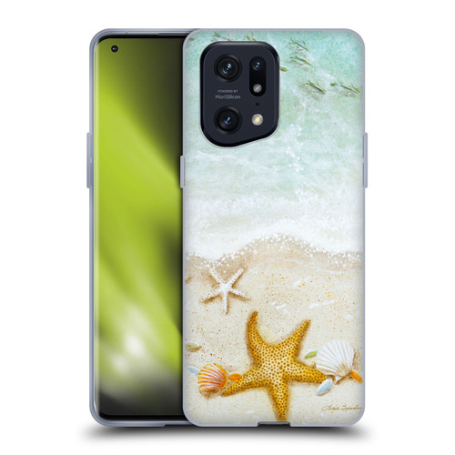 Lisa Sparling Birds And Nature Sandy Shore Soft Gel Case for OPPO Find X5 Pro