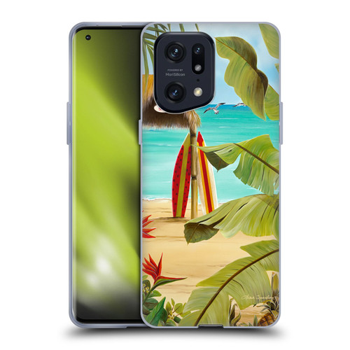 Lisa Sparling Birds And Nature Surf Shack Soft Gel Case for OPPO Find X5 Pro