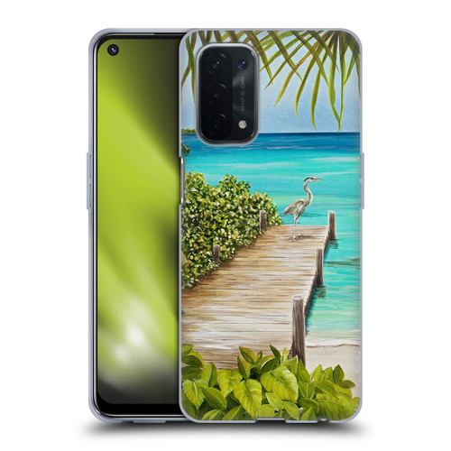 Lisa Sparling Birds And Nature Coastal Seclusion Soft Gel Case for OPPO A54 5G