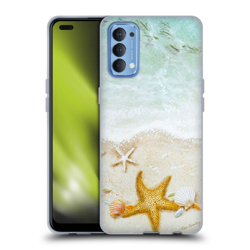Lisa Sparling Birds And Nature Sandy Shore Soft Gel Case for OPPO Reno 4 5G