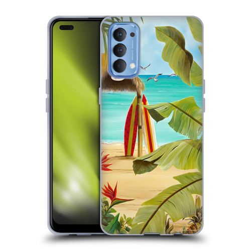 Lisa Sparling Birds And Nature Surf Shack Soft Gel Case for OPPO Reno 4 5G