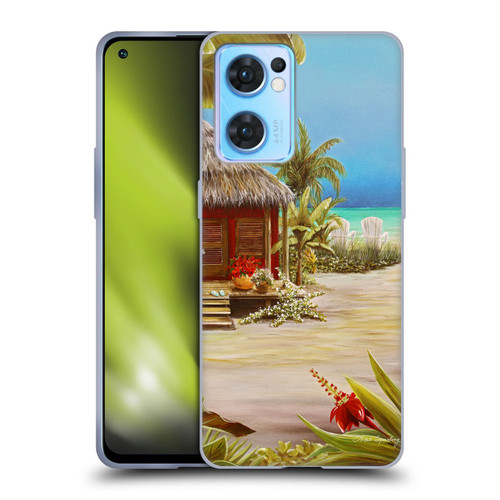 Lisa Sparling Birds And Nature Beach House Soft Gel Case for OPPO Reno7 5G / Find X5 Lite