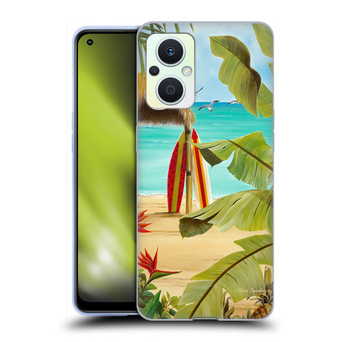 Lisa Sparling Birds And Nature Surf Shack Soft Gel Case for OPPO Reno8 Lite