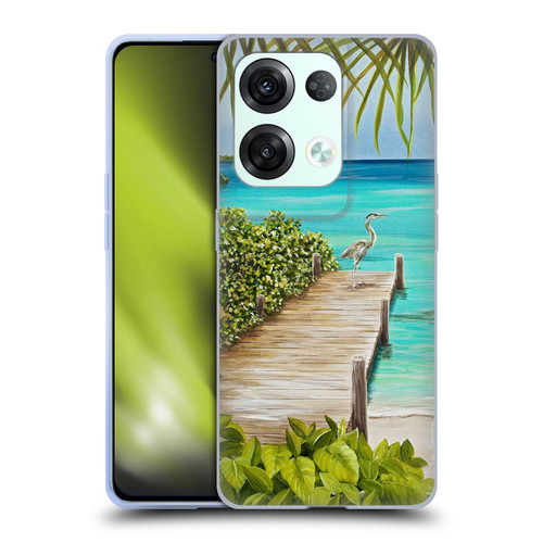 Lisa Sparling Birds And Nature Coastal Seclusion Soft Gel Case for OPPO Reno8 Pro