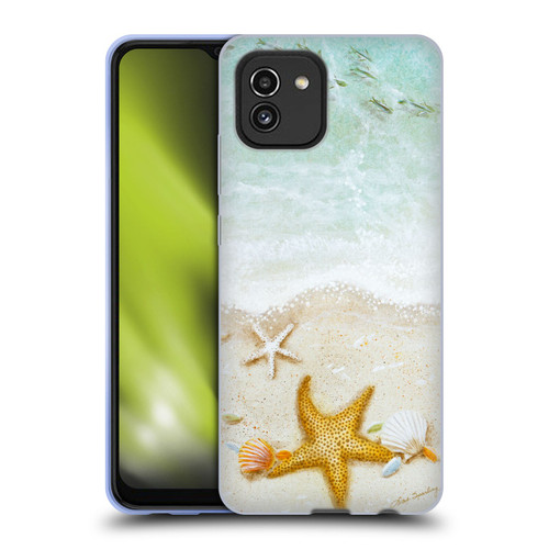Lisa Sparling Birds And Nature Sandy Shore Soft Gel Case for Samsung Galaxy A03 (2021)