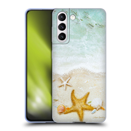 Lisa Sparling Birds And Nature Sandy Shore Soft Gel Case for Samsung Galaxy S21 5G
