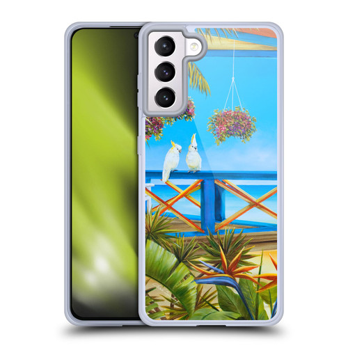 Lisa Sparling Birds And Nature Island Solitude Soft Gel Case for Samsung Galaxy S21+ 5G