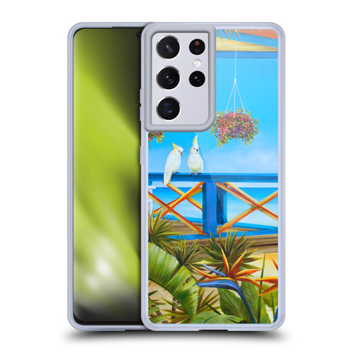 Lisa Sparling Birds And Nature Island Solitude Soft Gel Case for Samsung Galaxy S21 Ultra 5G